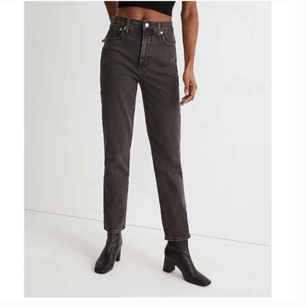 Madewell NWT The Perfect Vintage Jean Black Wash Jeans Sz 32 Women’s Denim